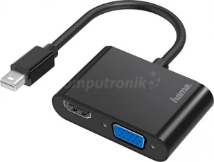 Hama Adapter Mini DisplayPort HDMI/VGA 0,08 m - Adaptery i przejściówki - miniaturka - grafika 2