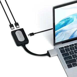 Satechi Satechi Dual HDMI 4K USB-C Adapter Silver ST-TCDHAS - Adaptery i przejściówki - miniaturka - grafika 5