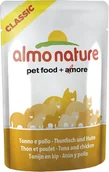 Mokra karma dla kotów - Almo Nature Tuńczyk z kurczakiem saszetka 55g - miniaturka - grafika 1