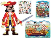 Zabawki kreatywne - Melissa And Doug Doug Zestaw 51 Naklejek + Książeczka Piraci 19102 NDR24 $ - miniaturka - grafika 1