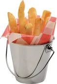 Akcesoria gastronomiczne - APS Mini wiaderko do serwowania frytek O 90 mm | , Snack Holder APS-40631 - miniaturka - grafika 1