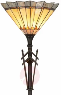 Clayre & Eef Uliana  lampa stojąca w stylu Tiffany - Lampy stojące - miniaturka - grafika 2