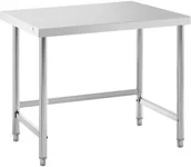 Stoły gastronomiczne - Royal Stół ze stali nierdzewnej 100 x 70 cm udźwig 92 kg Catering RCAT-100/70-PS - miniaturka - grafika 1