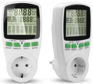 Watomierz Licznik Poboru Prądu Energii Miernik - Multimetry - miniaturka - grafika 6