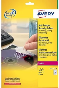 Avery Zweckform Plomby Zweckform A4 40 mm (L6112-20) - Etykiety do drukarek - miniaturka - grafika 2