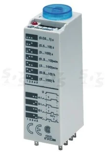 Przekaźnik czasowy 2CO 10A 110-125V AC/DC, Wielofunkcyjny AI, DI, SW, GI(impulsator) 85.02.0.125.0000 850201250000 - Sterowniki i przekaźniki Przekaźnik czasowy 2CO 10A 110-125V AC/DC, Wielofunkcyjny AI, DI, SW, GI(impulsator) 85.02.0.125.0000 850201250000 - Sterowniki i przekaźniki - miniaturka - grafika 1