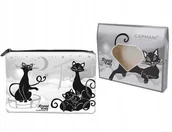 Kosmetyczki, organizery i kuferki - Kosmetyczka kosmetyki koci świat kot torebka kotek - miniaturka - grafika 1