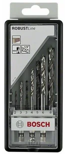 Bosch 7-częściowy zestaw wierteł spiralnych do drewna Robust Line, chwyt sześcio - Wiertła - miniaturka - grafika 3