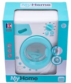 Zabawki AGD - Norimpex Pralka My Home turkusowa światło, dźwięk 1003990 - miniaturka - grafika 1