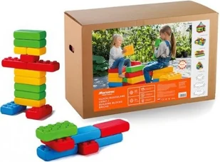 Mario-Inex KLOCKI CEGŁY BUDOWLANE 33 ELEMENTÓW - Klocki - miniaturka - grafika 3