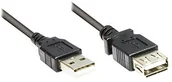 Kable USB - Alcasa USB 2.0 AM/AF 0.6m kabel USB 2511-OF06S - miniaturka - grafika 1