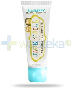 JACK N'JILL - pasty do zębów Jack N'Jill, Naturalna Pasta do zębów, organiczna borówka i Xylitol, 50g JJN05653 [2079787] - Grzechotki dla dzieci - miniaturka - grafika 6
