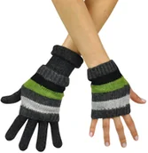 Rękawiczki - Art of Polo Rękawiczki / mitenki w paseczki - miniaturka - grafika 1