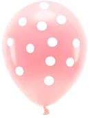 Balony i akcesoria - PartyDeco Balony Eco 33 cm pastelowe, Kropki, jasny różowy (1 op. / 6 szt.) ECO33P-202-081J-6 [18075009] - miniaturka - grafika 1