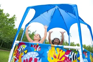 Bestway Basen Ogrodowy Stelażowy Z Daszkiem 183 cm x 51 cm 5618T LT-10633-0 - Baseny ogrodowe - miniaturka - grafika 13