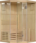 Sauny - Home&Garden Sauna fińska narożna EA2C Natural z piecem 943354 - miniaturka - grafika 1