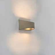 Lampy ścienne - QAZQA Wiejski kinkiet betonowa półkula - Adelaide - miniaturka - grafika 1