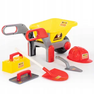 Wader Quality Toys WADER QT Taczka + akcesoria + kask 50229 - Zabawki i gry sportowe - miniaturka - grafika 3