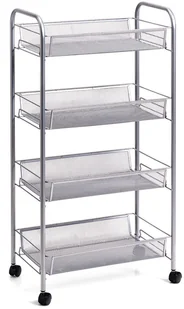 Regał Szafka Na Kółkach Wózek 4 Poziomy Zeller - Wózki kuchenne Regał Szafka Na Kółkach Wózek 4 Poziomy Zeller - Wózki kuchenne - miniaturka - grafika 2