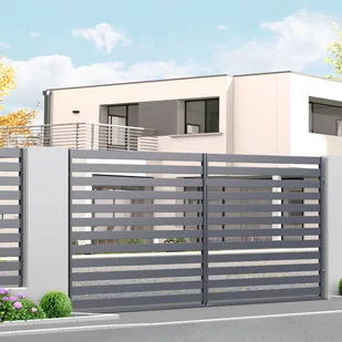 Brama Lara 3 5 x 1 54 m ocynk RAL7016 - Ogrodzenia - miniaturka - grafika 2