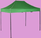 Pawilony ogrodowe - Expodom Namiot ekspresowy 2x3m - stalowy, Zielony, Bez ścian bocznych - miniaturka - grafika 1