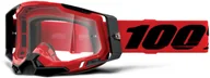 Gogle narciarskie - 100% 100% Racecraft Anti-Fog Goggles Gen2, red/clear  2021 Gogle HU-GOG-0046/13/unis - miniaturka - grafika 1