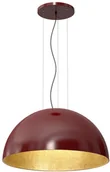 Lampy sufitowe - Luminex lampa wisząca 1/2 Bool 1 E27 burgund/złota 80cm 1693 - miniaturka - grafika 1