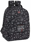 Plecaki - BlackFit8 BlackFit8 Unisex dziecięcy plecak dzienny, czarny, Mediana 642045305 - miniaturka - grafika 1