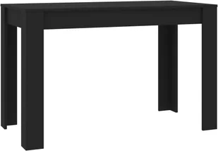 vidaXL Stół jadalniany, czarny, 120x60x76 cm, płyta wiórowa - Stoły - miniaturka - grafika 2