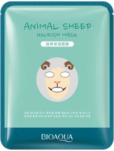 Bioaqua Maseczka na tkaninie do twarzy Baran - Bioaqua Animal Sheep Nourish Mask Maseczka na tkaninie do twarzy Baran - Bioaqua Animal Sheep Nourish Mask - Maseczki do twarzy - miniaturka - grafika 2