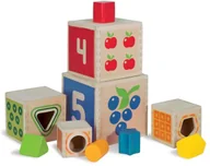 Zabawki interaktywne dla dzieci - Eichhorn Stacking tower 100002252 - miniaturka - grafika 1