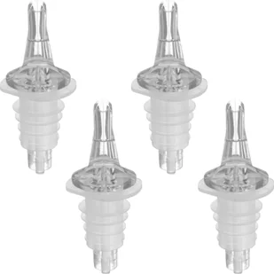 Nalewak dozownik kurek do butelek przezroczysty ZESTAW 4szt - Pozostałe akcesoria barmańskie - miniaturka - grafika 2