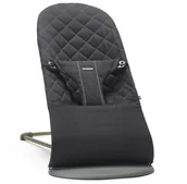 Leżaczki i huśtawki - Baby Bjorn Bliss Cotton Czarny - miniaturka - grafika 1
