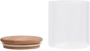 vidaXL vidaXL Szklane słoje z bambusową pokrywką 6 szt. 600 ml 150694 - Pojemniki kuchenne - miniaturka - grafika 4