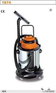 BETA ODKURZACZ DO ODK.NA SUCHO/MOKRO 50L INOX (1874/50) - Pozostałe wyposażenie warsztatu - miniaturka - grafika 2