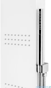 Corsan Kaskada panel prysznicowy z termostatem biały A-014ATBIALY | - Panele prysznicowe - miniaturka - grafika 5