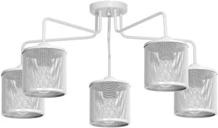 Milagro Natynkowa LAMPA sufitowa LOUISE 672 metalowa OPRAWA siatki tuby PLAFON pająk spider czarny 672 - Lampy sufitowe - miniaturka - grafika 2