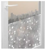 Okleiny - DEKOBAN Folia Okleina Okienna Statyczna Na Szyby KWADRATY 3D 67x150 G57 G57-067R0150 - miniaturka - grafika 1