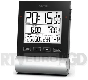 Hama BUDZIK DCF "BLACK LINE&quot 1864160000 - Zegary - miniaturka - grafika 2