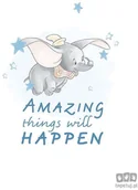 Wyposażenie pokoiku dziecięcego - Obraz Komar Dumbo Amazing WB024 WB024 - miniaturka - grafika 1