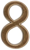 Numery na dom - Cyfra /8/ 5CM BRĄZ TRANSPARENT - miniaturka - grafika 1