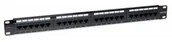 Pozostałe akcesoria sieciowe - Techly Techly Patch panel 1U UTP 24xR J45 Cat.5e czarny 022861 - miniaturka - grafika 1