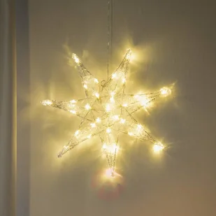 KonstSmide Siedmioramienna akrylowa Gwiazda LED Iselin - Oświetlenie świąteczne - miniaturka - grafika 4