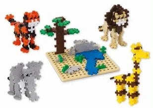 Plus Plus Plus-Plus, Płytki konstrukcyjne szara+niebieska mokopico-1648-0 - Klocki - miniaturka - grafika 4