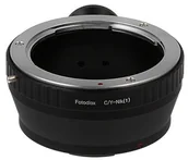 Tulejki, adaptery, redukcje do aparatów - Fotodiox LENS Mount Adapter Contax/Yashica Lens to Nikon 1 system camera Mirrorless Digital Cameras wyszukiwania AS S2, J4, V3, AW1 CY-Nik1 - miniaturka - grafika 1