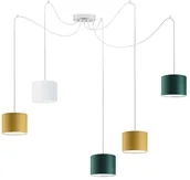 Lampy sufitowe - LYSNE Nowoczesny żyrandol pająk WAIKIKI 400040/75 W5 - miniaturka - grafika 1