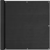 Parawany - vidaXL Parawan balkonowy, antracytowy, 120x600 cm, HDPE vidaXL - miniaturka - grafika 1