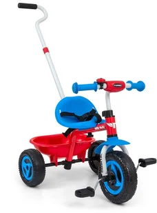 Milly Mally Rowerek trójkołowy Turbo Cool czerwony 3382 - Rowerki trójkołowe - miniaturka - grafika 3