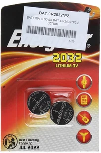 ENERGIZER BATERIA LITOWA BAT-CR2032*P2 - Akcesoria do monitoringu - miniaturka - grafika 3