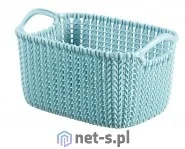 Curver Kosz Knit, szaroniebieski, 3 l - Pojemniki na zabawki - miniaturka - grafika 4